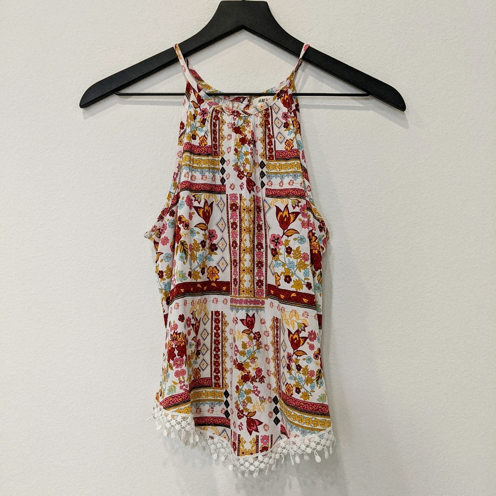 Like new! H&M ❤️ Coachella Printed Halter …